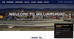 Desktop Screenshot of cityofwilliamsport.org
